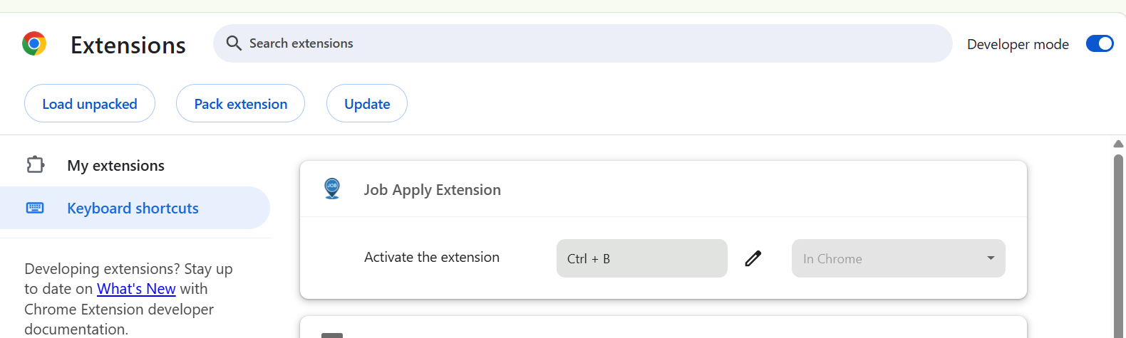 Set SidePanel Hotkey